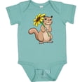 thumbnail image 3 of Inktastic Cute Chipmunk with Sunflower Boys or Girls Baby Bodysuit, 3 of 5
