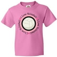 thumbnail image 3 of Inktastic I Love Volleyball Sports Youth T-Shirt, 3 of 5