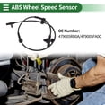 thumbnail image 2 of Sensor de velocidad de rueda ABS Unique Bargains Sensor ABS Sistema de frenos antibloqueo No.479005RB0A para Nissan Kicks 2018-2021 Trasero Izquierdo Trasero Derecho, 2 of 7