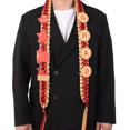 thumbnail image 4 of Graduation Ribbon Leis 2025 Class of 2025 Graduation Decor Gift Graduates Senior for Him Her Congrats Grad (Gold & burgundy), 4 of 7