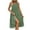 Mint Green, variant on Diufon Summer Dresses for Women Round Neck Sleeveless Button down Pleated Dress Hem Split Dress