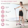 thumbnail image 3 of Waist Twister Machine RenZec ajustable para hacer ejercicio, color rosa, 3 of 6
