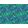thumbnail image 1 of Ahgly Company Machine Washable Indoor Rectangle Transitional Dark Turquoise Green Area Rugs, 2' x 3', 1 of 7