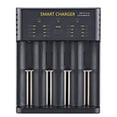 thumbnail image 2 of Cargador de batería Adaptador de carga de celda inteligente de 4 ranuras Cargador de batería recargable de litio 18650 Methold  EL001997-00B, 2 of 2