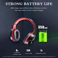 thumbnail image 4 of Deportes inalámbricos Bluetooth 5 Auriculares Plegables Montados en la cabeza Estéreo Hifi Auriculares con cancelación de ruido Auriculares con micrófono Vogacara EL013349-02, 4 of 5