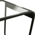 thumbnail image 5 of Furniture of America Shawton Glass Top 2-Piece Nesting Table Set in Black, 5 of 7