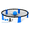 Blue + Plastic, variant on CARE U Roundnet Game Set with 2 Balls, Net, Carrying Bag for Adults and Family