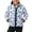 Blue Hibiscus Palm Tree, variant on Kids Full Zip Fleece Jacket Sunflower Monstera Leaf Print, 2Y, Zip Up Fleece Jackets for Boys Girls, Autumn Coat Winter Layering, Lightweight Faux Sherpa Lined Outerwear for 2-10Y