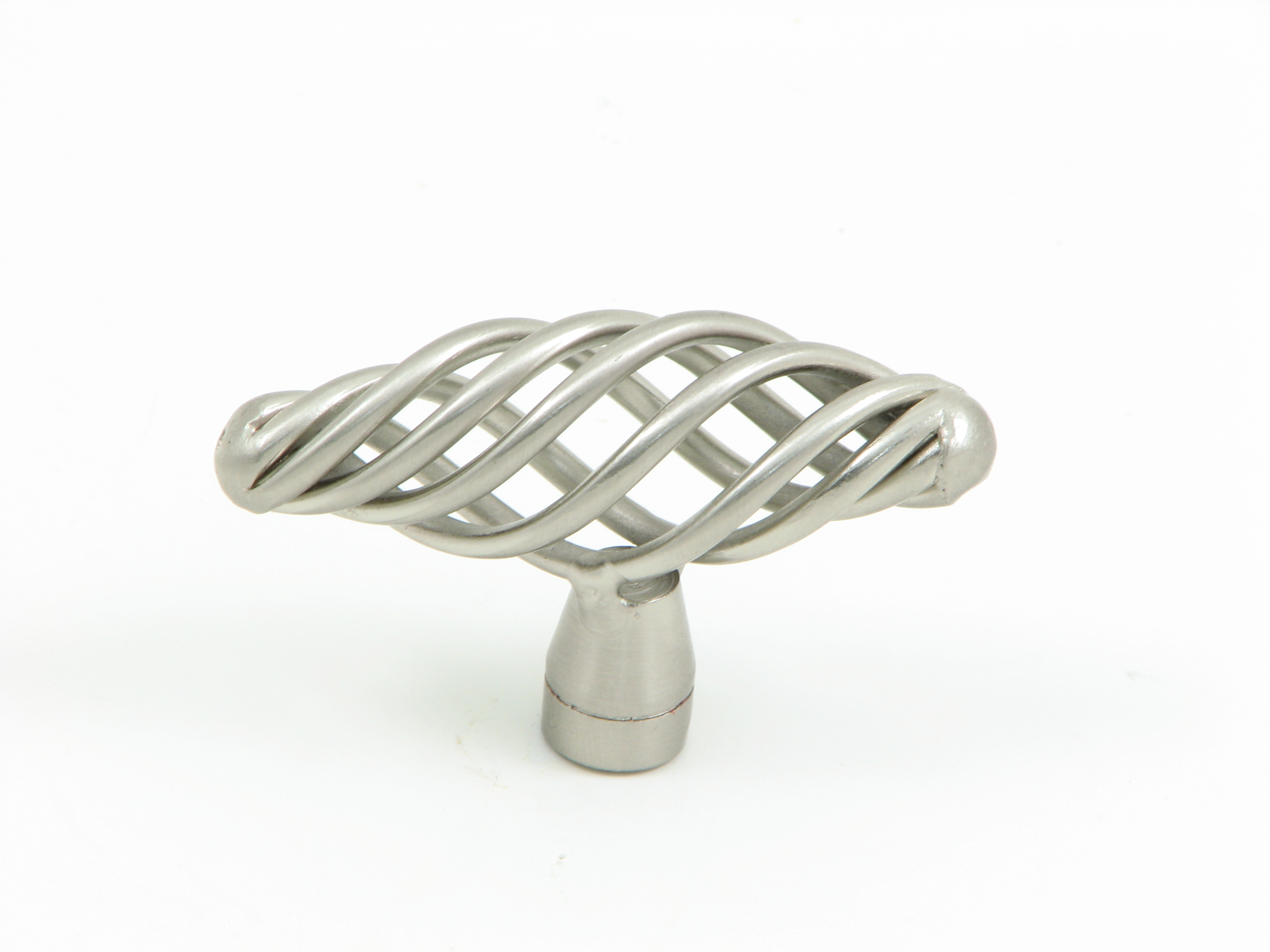 Stone Mill Hardware Satin Nickel Berkshire Birdcage Knob