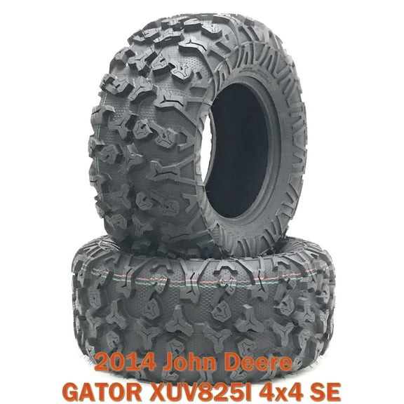 2014 John Deere GATOR XUV825I 4x4 SE ATV Rear Tire Set 27x11R14 8PR Radial