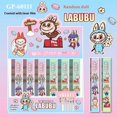 thumbnail image 4 of Labubu 36 Uds. Bolígrafos de Gel de colores de dibujos animados Kawaii de 0,5mm con agarre de silicona antideslizante, útiles escolares adorables, regalo de cumpleaños Ideal para Amiga, 4 of 5