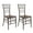 Fruitwood Brown, variant on White Resin Steel Skeleton Chiavari Chair, 2 Chair Bundle by Chivari