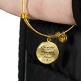 thumbnail image 5 of Anneau Béni Reconnaissant Bracelet en Or 18k 7-9" Bracelet, 5 of 5