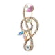 thumbnail image 1 of Broche de seguridad Jinwen Broche de símbolo musical con diamantes de imitación, 1 of 8