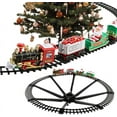 thumbnail image 1 of Christmas Train Set With Railways Christmas Train Sets Christmas Train Sets Electric Train Set For Christmas Tree Race Car With Christmas Theme, Perfect Year-round Gif Home Decor Best Gift, 1 of 3