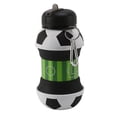 thumbnail image 1 of Football Sports Water Bottle Foldable Travel Bottles With Silicone, 1 of 4