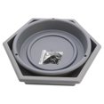 thumbnail image 1 of Hexagonal Colgante Comedero Para Pájaros Bandeja De Semillas Bebedero Para Pájaros Patio Trasero Pinzones Carboneros Gris Sunnimix comedero para pájaros, 1 of 8