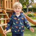 thumbnail image 2 of Gerichy Toddler Boys Pullover Hoodie Cartoon Print Sweatshirt Kids Long Sleeve Winter Shirt 2T-7T, 2 of 7