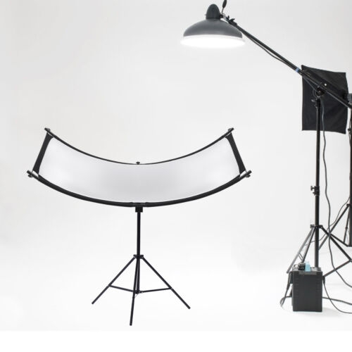 4 in 1 Clamshell Light Reflector Diffuser Photography Curved Lighting