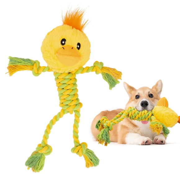 Juguete para Perros JMZDS&JL Pato de Peluche con Cuerda para Cachorros