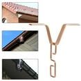 thumbnail image 2 of 1pc Rain Chain Gutter Adapter Chain Hook Outside Hardware V Shaped Hook Hanger Home Improvement Replacement Accessories, 2 of 8