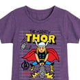 thumbnail image 3 of Marvel Thor - Doodle - Toddler and Youth Girls Fitted Short Sleeve Graphic T-Shirt, 3 of 5