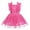 Hot Pink, variant on IBTOM CASTLE Toddler Baby Girls 1st Birthday Outfit Princes Dress with Diaper Cover Lace Ruffles Romper Tutu for Cake Smash Photo Shoot 12-18 Months Pink Sequins