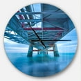 thumbnail image 1 of DesignArt Large Industrial Pier Large Wall Clock, 1 of 2