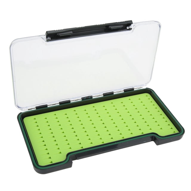 Caja para pesca con mosca, caja para pesca con mosca, portátil, impermeable, caja para pesca con mosca, caja para moscas pequeña, características mejoradas