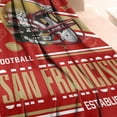 thumbnail image 3 of San Red Francisco Football Fans Flannel Blanket Gifts for Men Women Football Team Lovers Throw Blanket 60''''x50'''', 3 of 6