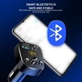 thumbnail image 4 of Cargador De Coche Multifuncional Con Puerto Usb Dual Adaptador De Coche Bluetooth Con Pantalla Digital Para Teléfonos Móviles 12-24V Vehículo Moyic VI004984-00, 4 of 6