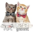 thumbnail image 2 of 2 Pack/Set Cat Collar Breakaway with Cute Bow Tie and Bell for Kitty and Some Puppies, Adjustable from 7.8-11 Inch, 2 of 6