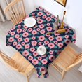 thumbnail image 2 of Pioneer Flower Floral Print Pattern Square Tablecloth, Waterproof Wipeable Spillproof Washable Table Cover for Home Kitchen Party Decor, 42"x42", 2 of 6