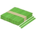 thumbnail image 1 of 100 piezas de palitos de madera para manualidades, palitos de helado de 4.5 pulgadas para manualidades DIY en verde, 1 of 6