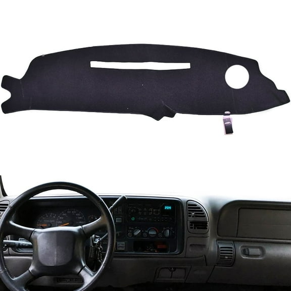XUKEY Dashboard Cover For Chevy Silverado C1500 C2500 C3500 1997 1998 Chevrolet Suburban/Tahoe 1997-1999 Dash Mat Carpet