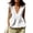 White, variant on TGSLY Women's Linen Deep V-Neck Tank Tops Dressy Casual Ruffle Detail Solid Color Sleeveless Vest Lightweight Soft Elastic Waist Tshirts L