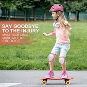 Atphfety Toddler Kids Bike Helmet Set with LED Light