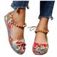 thumbnail image 4 of Bmisegm Women Shoes Casual Comfort Sandals Fashionable Beaded Bohemian Shoes Womens Sandals Summer Hot Pink 9, 4 of 8