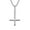 01#Silver Upside Down Cross, variant on Men Women Upside Down Cross Pendant Prayer Necklace Stainless Steel Punk Jewelry-02#Gold Upside Down Cross