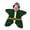C#02-Dark Green, variant on ZHANGDER Baby Starfish Onesie, Christmas Holiday Romper Cute Santa Graphic Fleece Jumpsuit Soft