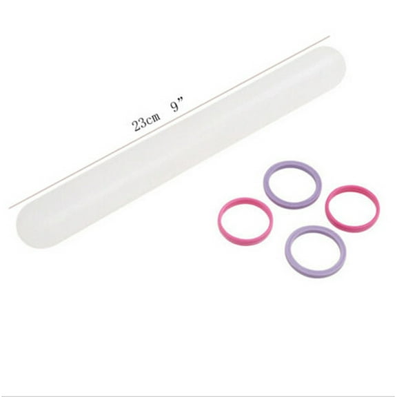 Hilingoto Clearance Adjustable Non-Stick Fondant Rolling Pin, Cooking Baking Roller Cake Rolling Pin Silicone Fondant Non-Stick Kitchen,Dining Bar Christmas Clearance