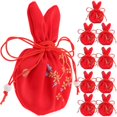 thumbnail image 3 of Empty Lavender Drawstring Bag Set Classic Aesthetics Car Decor Lightweight 12X8CM 10Pcs, 3 of 5