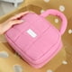 thumbnail image 4 of Neceser de viaje ligero y grande para mujer, organizador de maquillaje con asa para accesorios, artículos esenciales y artículos de tocador, color rosa., 4 of 6