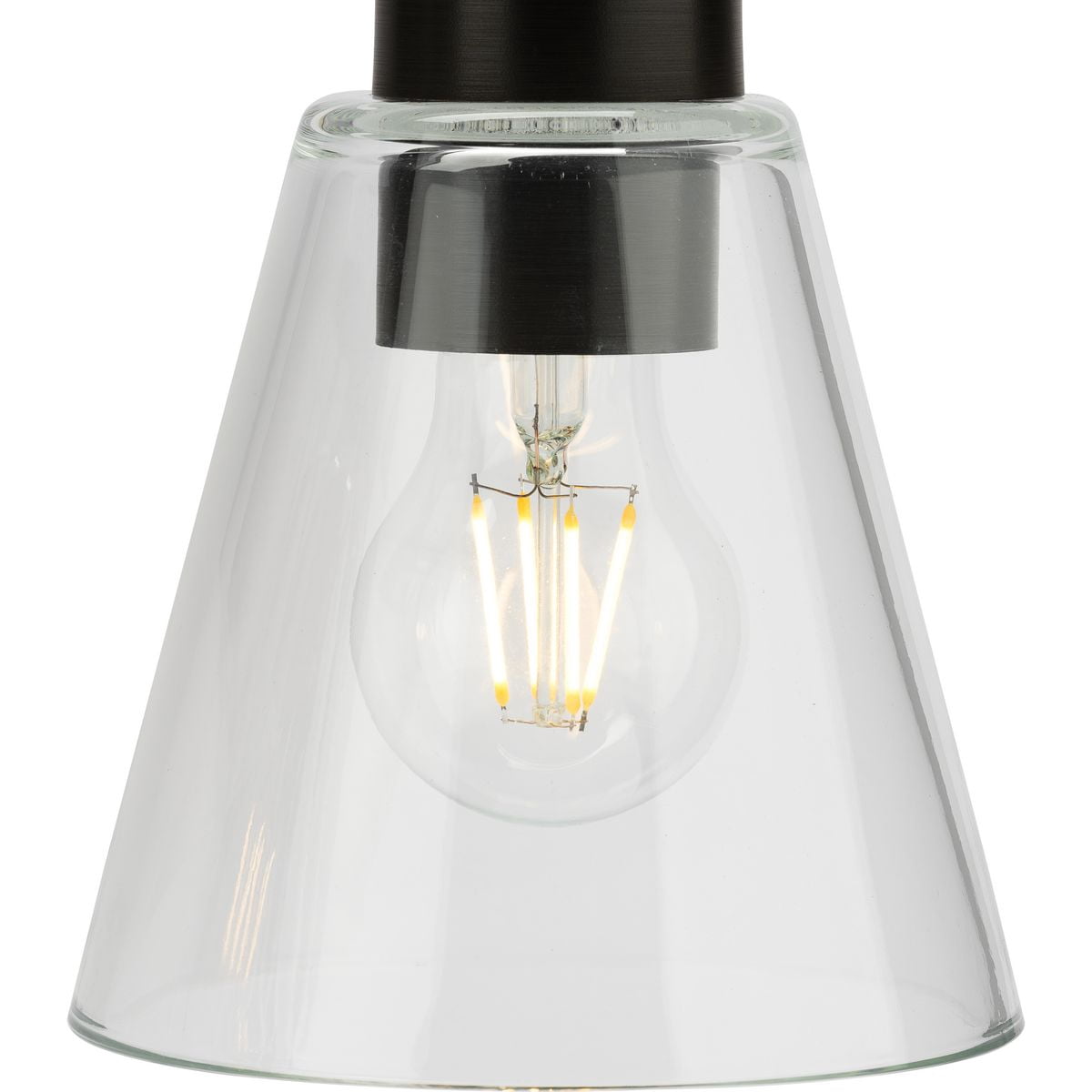 Better Homes and Gardens 22" Modern Dimmable 3-Light Bronze Medium Base Bulb Bathroom Light with Clear Glass Shade