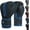 Blue, variant on RPS Boxing Gloves, Maya Hide Leather, Pro Training Sparring Gloves for Muay Thai, MMA, Kickboxing, Heavy Bag & Pad Work, Ventilated Palm with Secure Wrist Support