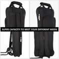 thumbnail image 4 of HORIALENCE 1Set Large Black Drumstick Storage Backpack for Music Practice and Instrument Bags 17.84x11x1.57in, 4 of 6