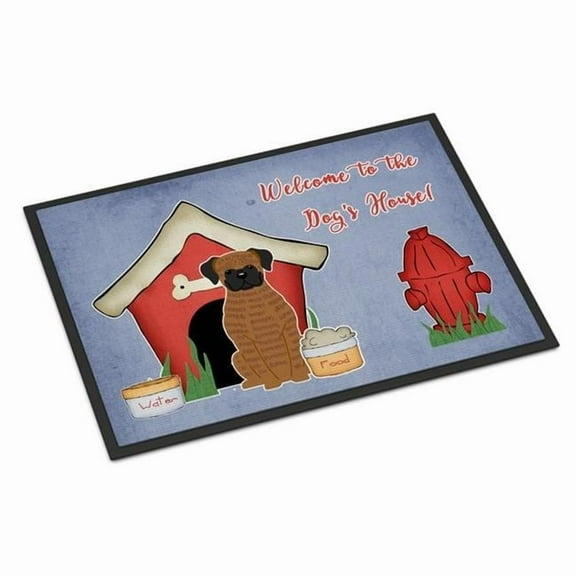 Carolines Treasures BB2871MAT Dog House Collection Brindle Boxer Indoor or Outdoor Mat, 18 x 0.25 x 27 in.