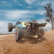 Arrma 1/8 Typhon 4x4 223s Blx Brushless Buggy Rtr With Dsc Blue/yellow Ara4306v4t4