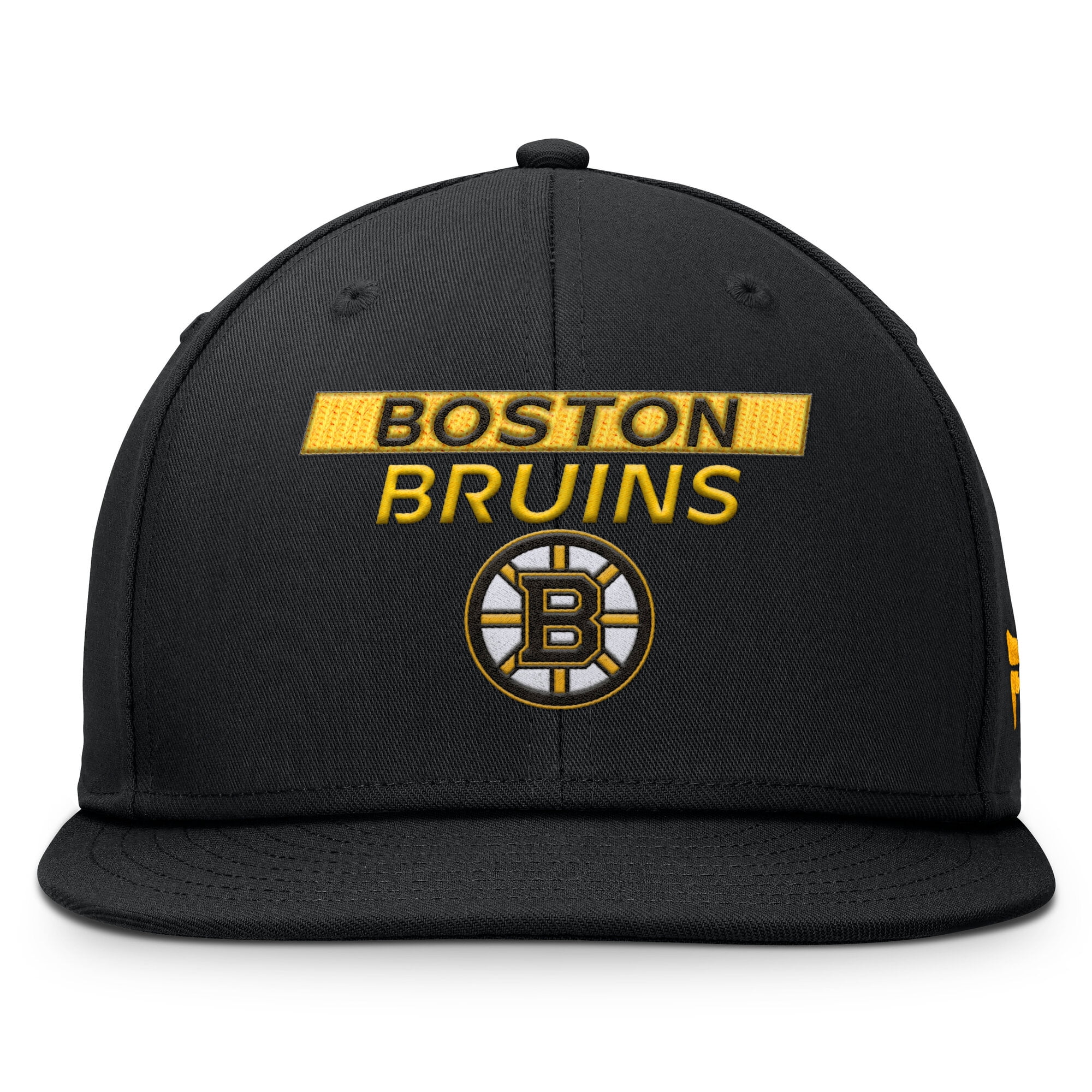 Men's Fanatics Black Boston Bruins Authentic Pro Prime Snapback Hat