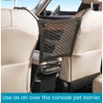 thumbnail image 5 of (2 pack) High Road Car Between Seat Organizer and Storage Net Pet Barrier with 2 Pockets, 5 of 6